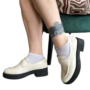 White Berlin Chunky Loafers